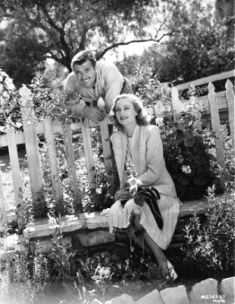 Clark Gable and Carole Lombard on their ranch