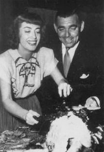 Joan Crawford and Clark Gable in the 1950's