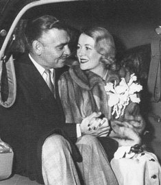 Clark Gable and Sylvia Ashley