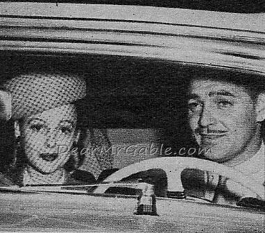 Virginia Grey and Clark Gable